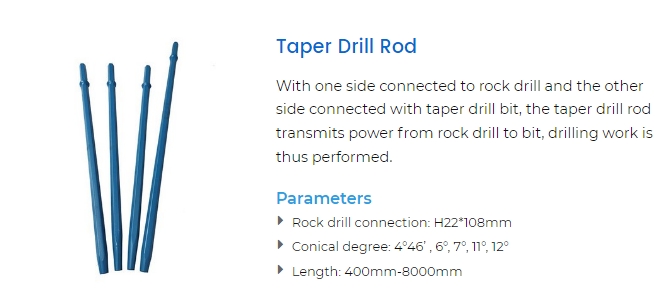 tpaer drill rods