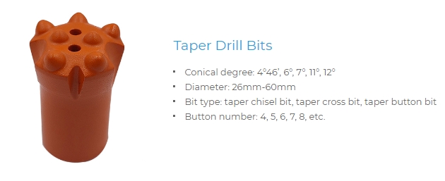 Taper Drill Bits