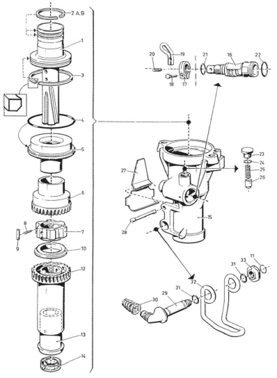 YN27C gasoline rock drill machine