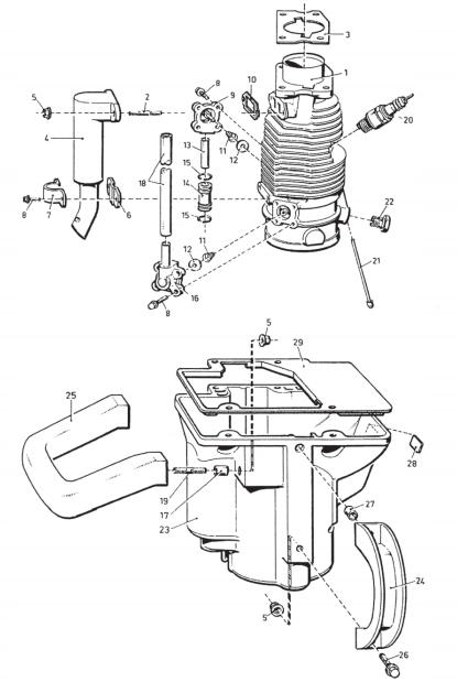 YN27C gasoline rock drill machine