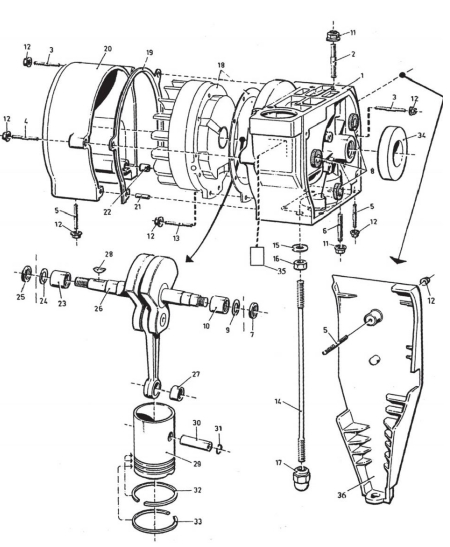 YN27C gasoline rock drill machine